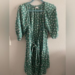 Billabong Green Floral Dress